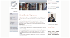 Desktop Screenshot of historicalsocietynigeria.org